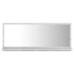 Miroir de salle de bain 90 x 10 5 x 37 cm aggloméré gris 02_0006946
