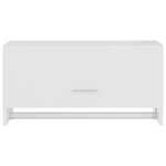 vidaXL Garde-robe blanc 70x32 5x35 cm bois d'ingénierie