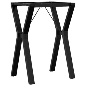 vidaXL Pieds de table à manger cadre en Y 50x40x73 cm acier