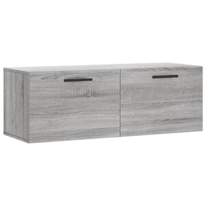 vidaXL Armoire murale sonoma gris 100x36 5x35 cm bois d'ingénierie