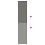 vidaXL Store enrouleur occultant largeur du tissu 40 7 cm polyester