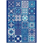 3 transferts pour pâte polymère - azulejos