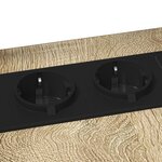 vidaXL Table de chevet Chêne Sonoma 41.5 x 26 x 60.5 cm