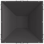 vidaXL Braise Noir 50 x 50 x 35 cm Acier laminé à froid