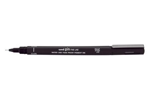 Feutre technique 0,5mm PIN 05200 Pte calibrée Noir UNI-BALL