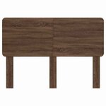vidaXL Tête de lit Chêne brun 140 cm Bois d'ingénierie