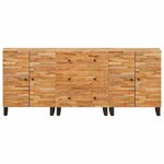vidaXL Buffet 3 Pièces Marron 60 x 33 x 75 cm Bois de mangue massif