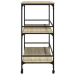 vidaXL Chariot cuisine chêne sonoma 100 5x50x105 cm bois d'ingénierie