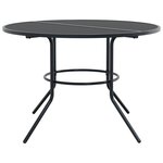 vidaXL Ensemble de chaises de jardin empilables 7 Pièces anthracite