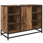 vidaXL Ensemble de mobilier de salle de bain 2 Pièces Bois Ancien