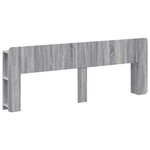 vidaXL Cabinet de Tête de Lit Sonoma gris Bois d'ingénierie