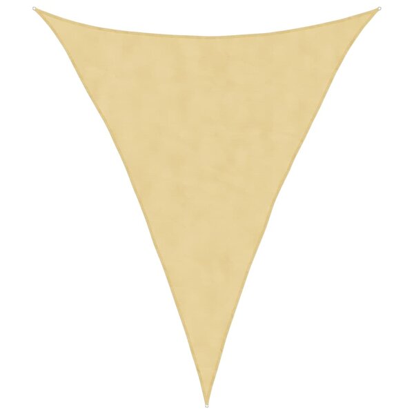 vidaXL Voile d'ombrage sable 5x6x6 m 100   polyester oxford
