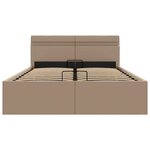 vidaXL Cadre de lit à rangement hydraulique sans matelas 140x200 cm