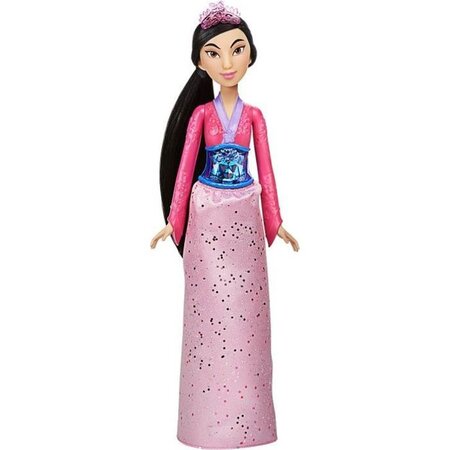 Disney princesses - poussiere d'étoiles - poupée mulan avec jupe et accessoires - jouet pour enfants - a partir de 3 ans