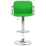 vidaXL Tabourets de bar lot de 2 vert cuir artificiel