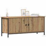 vidaXL Meuble TV Chêne artisanal 100 x 35 x 45 cm Bois d'ingénierie
