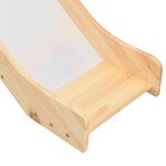 vidaXL Lit mezzanine d'enfants avec toboggan et échelle Pin 208x230 cm