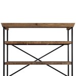vidaXL Buffet avec étagères Bois de manguier massif 120x35x200 cm