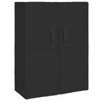 vidaXL Armoire à chaussures Noir 60x28x90 cm Tissu