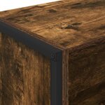 vidaXL Bibliothèque Chêne Fumé 80 x 30 x 155 cm Bois d'ingénierie