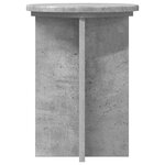 vidaXL Support de Plante 2 pièces Gris béton Ø29 5 x 40 cm
