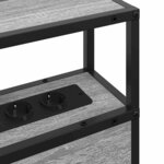 vidaXL Tête de lit de rangement Sonoma gris 75 cm Bois d'ingénierie