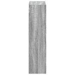 vidaXL Meuble de lavabo mural Sonoma gris 35 x 20 x 81 cm