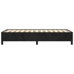 vidaXL Cadre de lit Noir 90x190 cm Velours