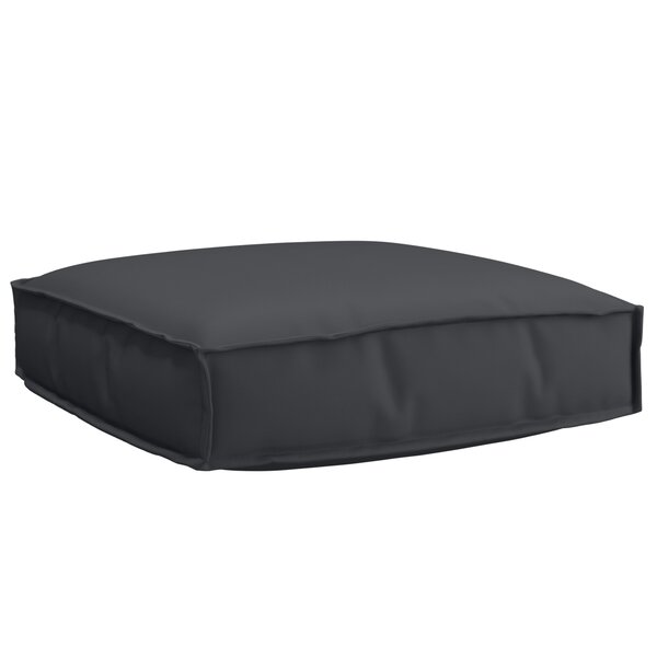 vidaXL Coussin de palette pour siège noir 60 x 60 x 12 cm en tissu Oxford
