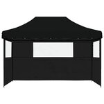vidaXL Tente de fête 279 x 410 x 315 cm Noir Tissu Oxford