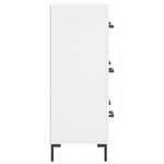 vidaXL Buffet blanc 69 5x34x90 cm bois d'ingénierie