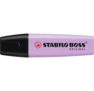 Surligneur BOSS ORIGINAL Pastel Pointe Biseautée 2 - 5 mm Lilas Pastel STABILO