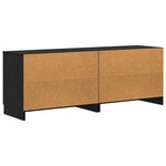 vidaXL Armoire de lit 2 Pièces Chêne noir 66 x 35 x 48 cm