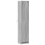 vidaXL Buffet haut LED sonoma gris 41 5x32 5x200 cm bois d’ingénierie