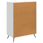 vidaXL Buffet Blanc 66 x 34 5 x 90 cm Bois d'ingénierie