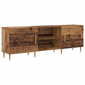 vidaXL Meuble TV Bois ancien 150 x 30 x 50 cm Bois d'ingénierie