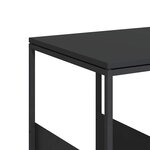 vidaXL Table d'appoint Noir 55x36x59 5 cm Bois d'ingénierie