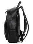 Sac à dos business en cuir - sac ordinateur - 	L32.0 x H37.5 x P11.0 cm - KATANA - 69513-Noir