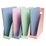 Porte-revues Mag-cube Autentik - Blanc - Exacompta