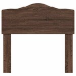 vidaXL Tête de lit Chêne brun 90 cm Bois d'ingénierie