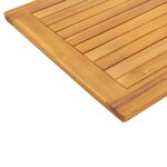 vidaXL Plateau de table Marron 110 x 55 x 2 cm Bois d'acacia massif