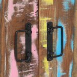 vidaXL Meuble à Chaussures avec porte Noir Bois massif de récupération