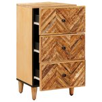 vidaXL Armoires de rangement avec tiroir Marron 40 x 33 5 x 75 cm