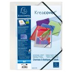 Chemise personnalisable à élastique PP Kréacover coloris assortis EXACOMPTA