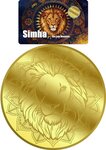Pièce de monnaie en Or 30 Dollars g 0.155 (1/200 oz) Millésime 2026 Mandala LION SIMHA (PRÉCOMMANDE)