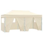 vidaXL Tente de fête Crème 291 x 580 x 315 cm Tissu Oxford