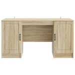vidaXL Bureau Chêne Sonoma 142 5 x 50 x 75 cm Bois d'ingénierie