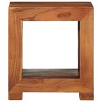 vidaXL Table d'appoint 37x29x40 cm bois massif d'acacia