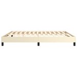 vidaXL Cadre de lit sans matelas crème 180x200 cm similicuir