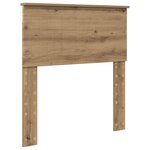 vidaXL Tête de lit Chêne artisanal 80 cm Bois d'ingénierie